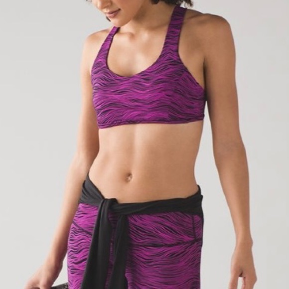 Lululemon “Free to Be Tranquil” bra in Life Line Polar Pink - Picture 6 of 7